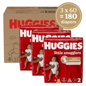 Huggies Little Snugglers Diapers Size 2, 180 Ct