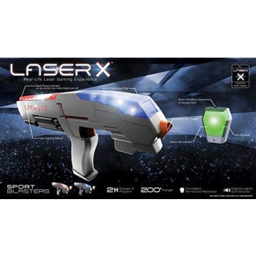 Laser X Double Sports Blaster 200' Range for Kids Fun