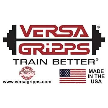 Versa Gripps® Pro, Made in the USA, Wrist Straps for Weightlifting Alternative, the Best Training A...