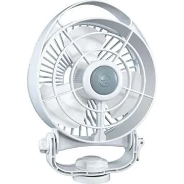 Caframo Marine Bora 12V Marine Fan - Direct Wire & Low Draw, White