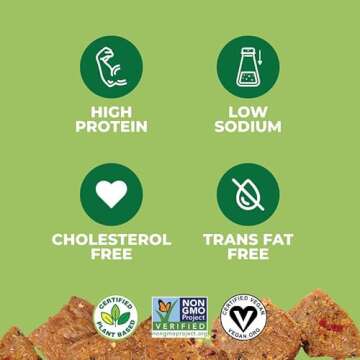 Unisoy Vegan Jerky – Flavorful Plant Based Snacks Pack