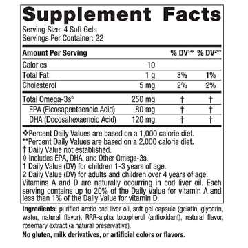 Nordic Naturals Children’s DHA, Strawberry - 90 Mini Chewable Soft Gels for Kids - 250 mg Omega-3 ...