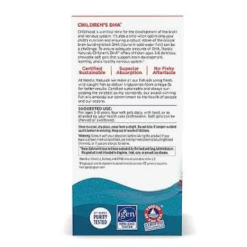 Nordic Naturals DHA for Kids - Tasty Omega-3 Soft Gels