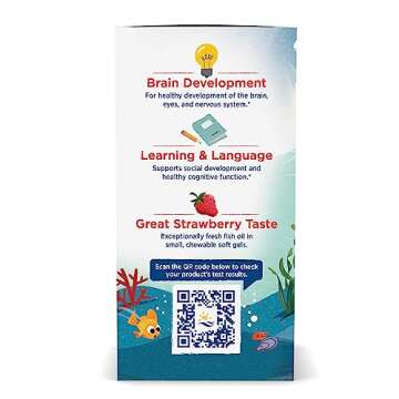 Nordic Naturals DHA for Kids - Tasty Omega-3 Soft Gels