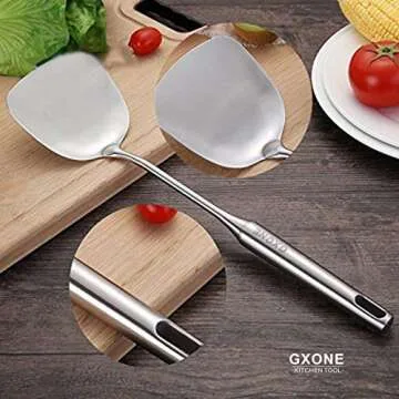 Premium Stainless Steel Wok Spatula for Home Chefs