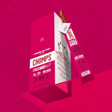 Chomps Spicy Habanero Beef Jerky Snack Sticks 24-Pack