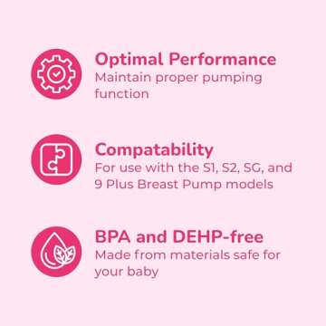 Spectra - Backflow Protector Replacement Part for Breast Milk Pump - Breastfeeding Support Essential - Compatible with Spectra Breast Pumps