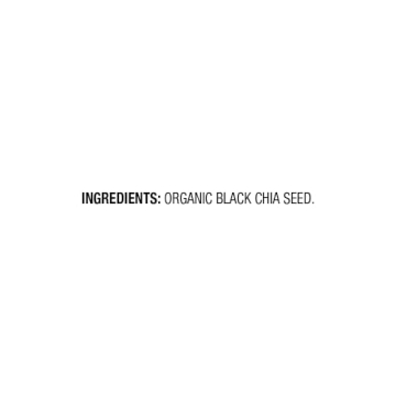 Buy Organic Black Chia Seeds from Amazon Fresh - 1 Lb Bag