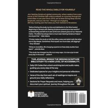 Transform Your Faith with Seeking Scripture 2025 Bible Study Journal