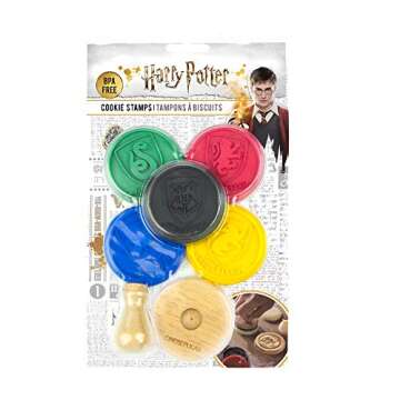 Cinereplicas Harry Potter - Cookie Stamps - Set of 5 - Official - All Hogwarts House