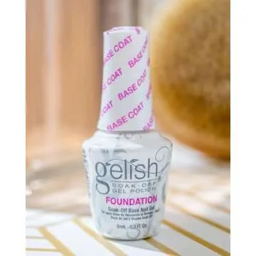 Gelish Mini Base Coat - Quick Dry, Strong Adhesion, Nail Care
