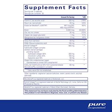 Pure Encapsulations Hair/Skin/Nails Ultra - Supplement for Collagen, Anti Aging, Keratin, Antioxidan...