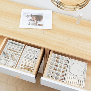 Elegant Stackable Jewelry Organizer Trays for Easy Access