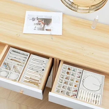 Elegant Stackable Jewelry Organizer Trays for Easy Access