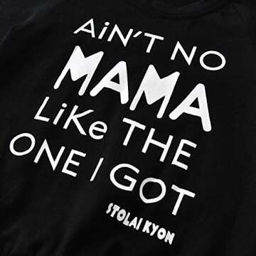 Eghunooy Toddler Baby Boy Letters Printed Tops Pants Leggings Outfits Clothes Set (9-12 Months) Black&green