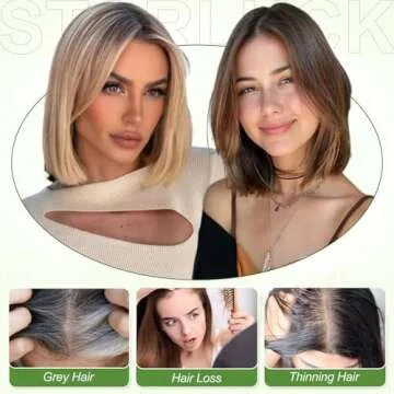 Starluck 12 Inch Ombre Light Blonde Real Human Hair Toppers