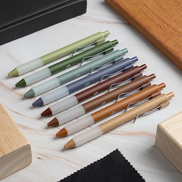 BLIEVE Gel Pens - Earthy Colors for Smooth Writing