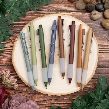 BLIEVE Gel Pens - Earthy Colors for Smooth Writing