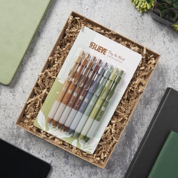 BLIEVE Gel Pens - Earthy Colors for Smooth Writing