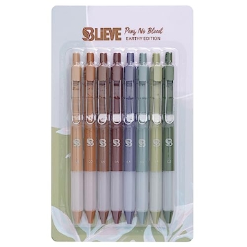 BLIEVE Gel Pens - Earthy Colors for Smooth Writing