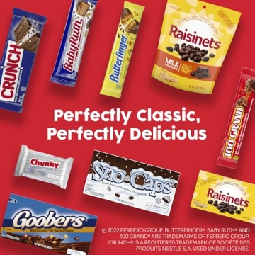 Assorted Mini Candy Bars for Halloween - 120 Count