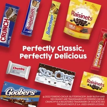 Assorted Mini Candy Bars for Halloween - 120 Count