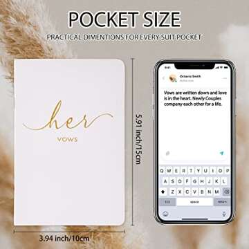 Urnseh Wedding Vow Books – Elegant Keepsake for Couples