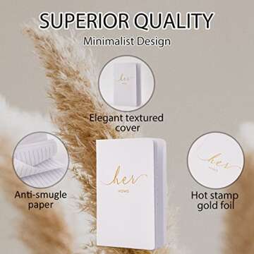 Urnseh Wedding Vow Books – Elegant Keepsake for Couples