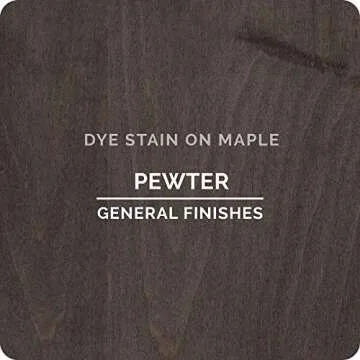General Finishes Water Based Dye, 1 Quart, Pewter