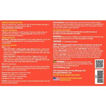 General Finishes Water Based Dye, 1 Quart, Pewter