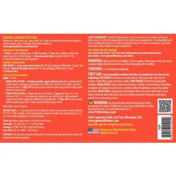 General Finishes Water Based Dye, 1 Quart, Pewter