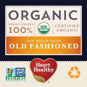 Quaker Old Fashioned Rolled Oats, USDA Organic, Non GMO Project Verified, 24oz Resealable Bags (Pack of 4)