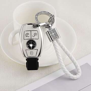 PIFOOG Mercedes Key Fob Cover - Stylish Soft TPU Protector