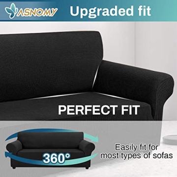 Asnomy Stylish Stretch Sofa Covers Pet Protectors for Couch