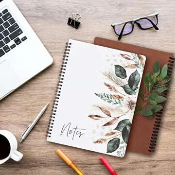 Charming Dried Floral Notebook for Organizing Ideas