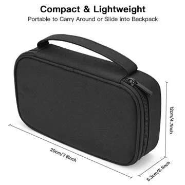 Yundoor Small Electronics Carrying Case for Travel Tech