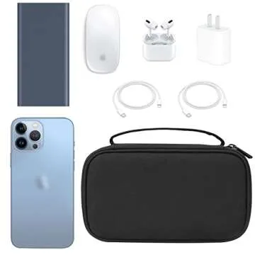 Yundoor Small Electronics Carrying Case for Travel Tech
