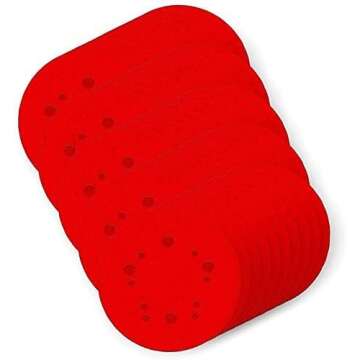 Diablo Hook and Lock ROS Sanding Discs for Wood, Metal and Plastics - 5", 60 Grit, Coarse, Ceramic B...