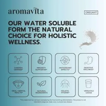 AROMAVITA Water Soluble Oregano Oil for All Ages