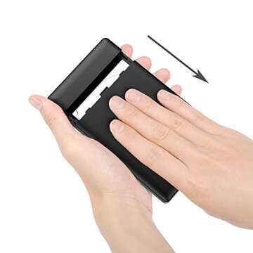 ORICO USB 2.5 Enclosure SATA External Drive Enclosure Portable Hard Disk Case Adapter for 7/9.5mm HDD SSD Tool Free Support UASP Max 4TB - 2588 Red