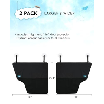 Durable Extra Large Car Door Protectors for Dogs
