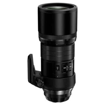 OM SYSTEM OLYMPUS M.Zuiko Digital ED 300mm F4.0 IS PRO For Micro Four Thirds System Camera Powerful Telephoto Prime lens Weather Sealed Design MF Clutch
