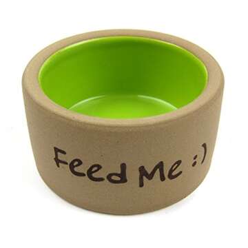 Quality Ceramic Food and Water Bowls for Small Pets
