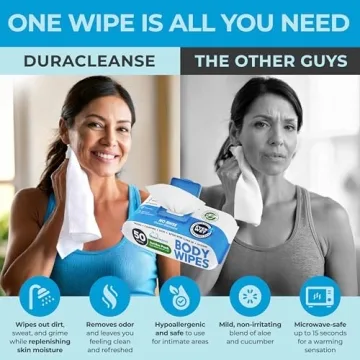 XL Body Wipes for Cleansing - 50ct + Travel Packs
