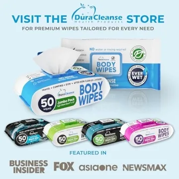 XL Body Wipes for Cleansing - 50ct + Travel Packs