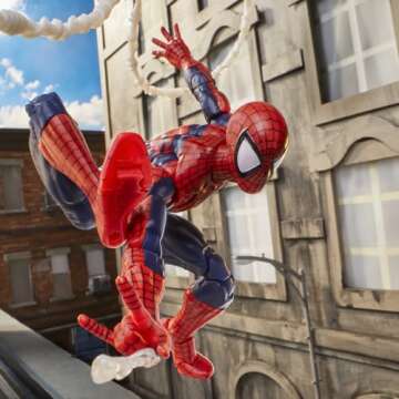 Marvel Legends Maximum Series Spider-Man, Deluxe Spider-Man Comics Collectible 6-Inch Action Figure; Amazing Articulation; Spectacular Accessories