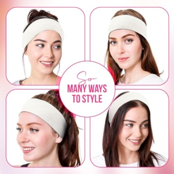 Styla Hair Non-Slip Headbands - 10 Pack for Women