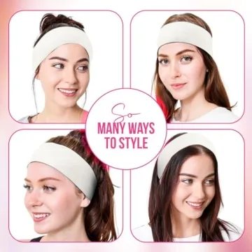 Styla Hair Non-Slip Headbands - 10 Pack for Women