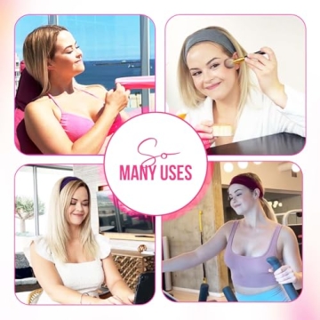 Styla Hair Non-Slip Headbands - 10 Pack for Women