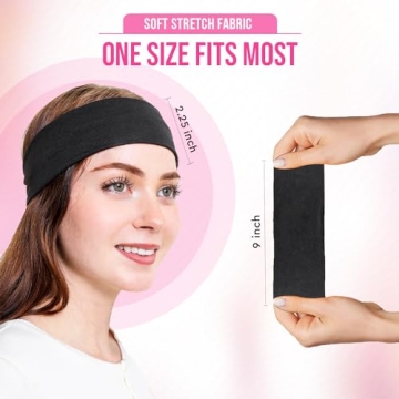Styla Hair Non-Slip Headbands - 10 Pack for Women